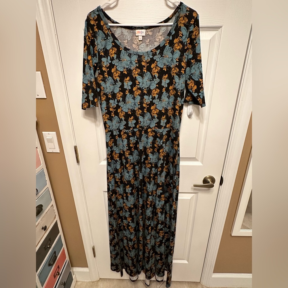 LuLaRoe Floral Maxi Dress